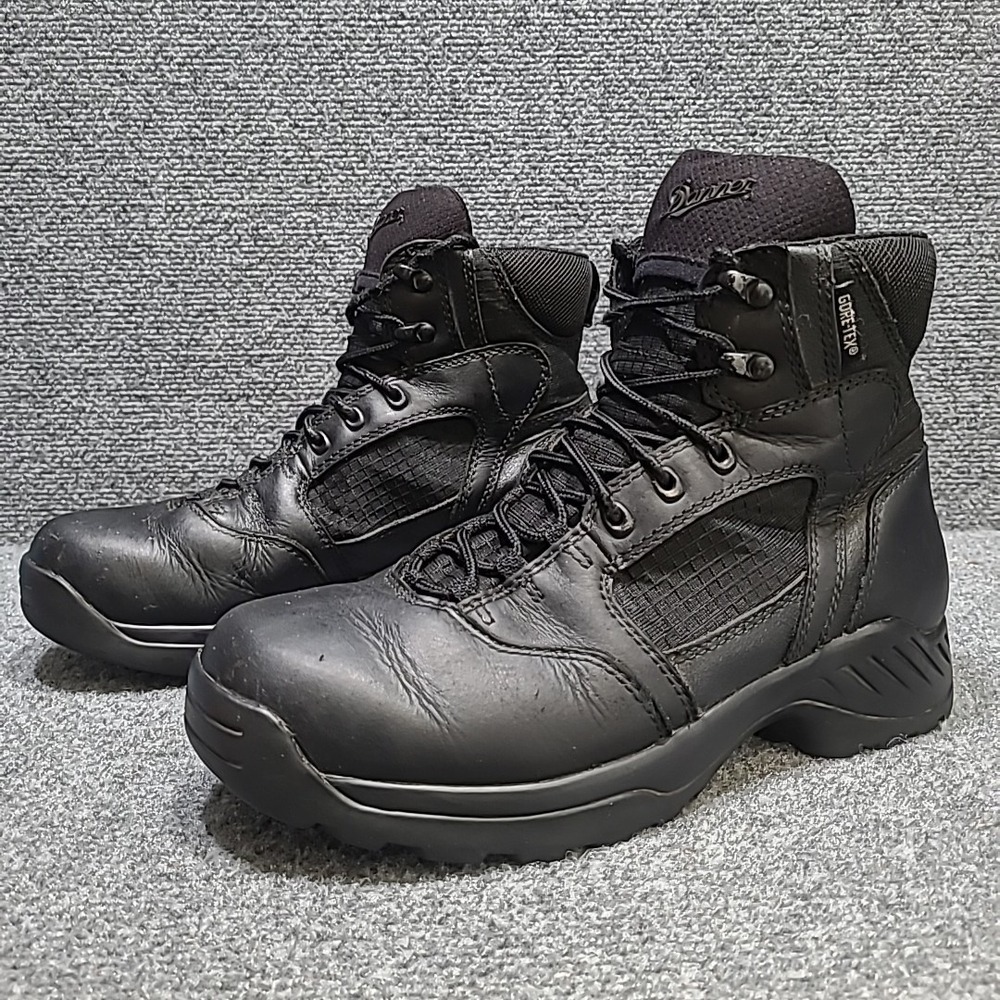 Danner Kinetic 6" Black GTX Men's Gore-Tex‎ Waterproof Tactical Boots Size 8D